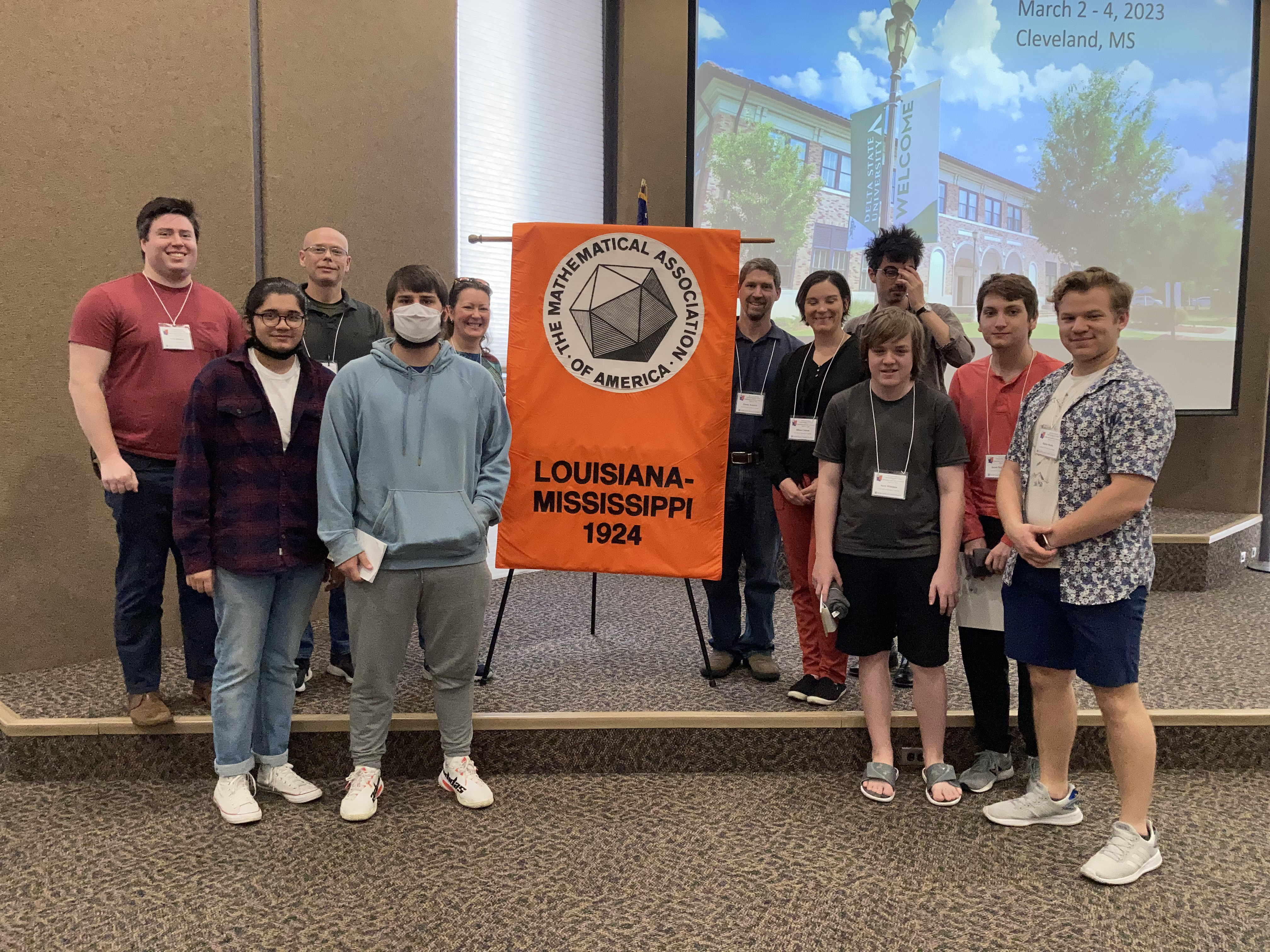 UL Lafayette group at MAA Spring 2022 meeting